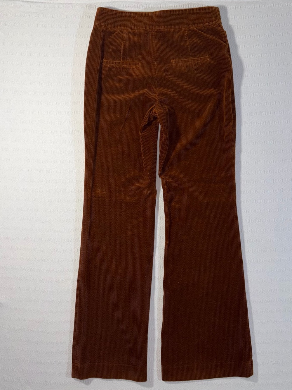 Zara Womens Corduroy Mid Rise Wide Leg Pant Size S Minimalist Preppy - Picture 2 of 8